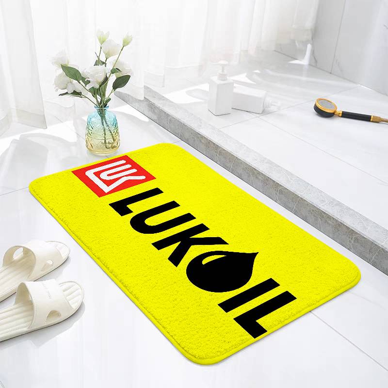 Russian_Lukoil_Oil Company Floor Mats Laundry Rug Carpet For Living Room Decor Lounge Area Anti-slip Foot Mat Entrance Doormat