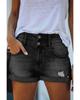High Rise Denim Shorts