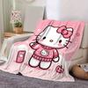 1шт. Милое Розовое Одеяло Hello Kitty - Идеально для Дома, Офиса, Использования на Открытом Воздухе и в Качестве Подарка Ideaz0411247