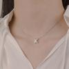 X Cross Necklace Women's Niche Light Luxury Geometric Versatile Temperament Premium Diamond Pendant