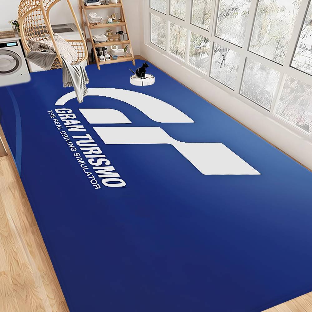G Gran Turismo Room Mats Cheaper Anti slip Modern Living Room Balcony Printed Welcome Rug
