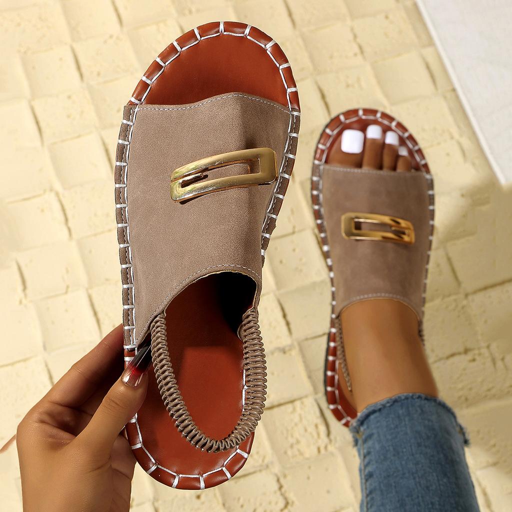 Fashion Women Sandals Casual Beach Holiday Luxury Sandals Summer Fashion Outdoor Flat Shoes Women Open Toe Platform Shoes for Women