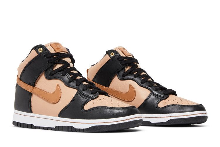 Women's Sneakers Nike Dunk High LXX Black Flax (Women's) Black/Flax/Vachetta Tan/White