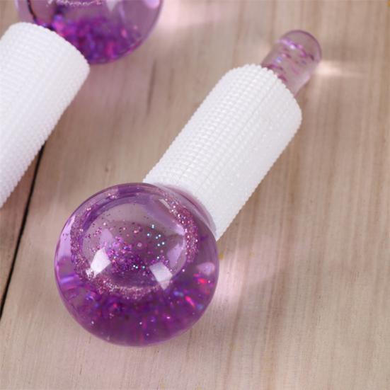 2 шт., ледяной шар, осветляющий тон кожи, сужающий поры, уменьшающий отечность, против морщин, ледяной ролик, шарики для лица, массажер для холодной кожи, косметические аксессуары