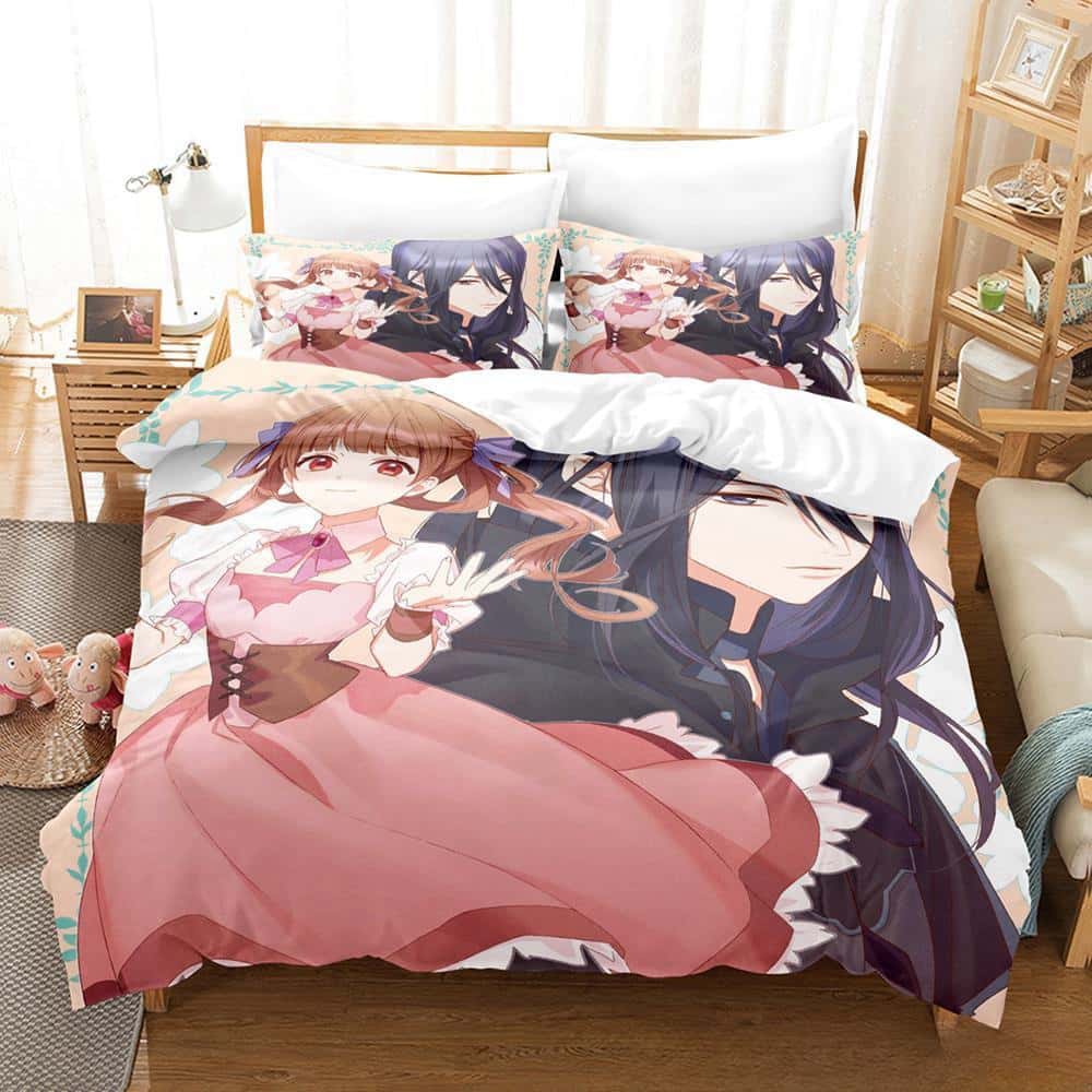 Новый комплект постельного белья Kawaii Anime Sugar Apple Fairy Tale Single Twin Full Queen King Size Bed Set Adult Kids Bedroom Duvet Cover Sets
