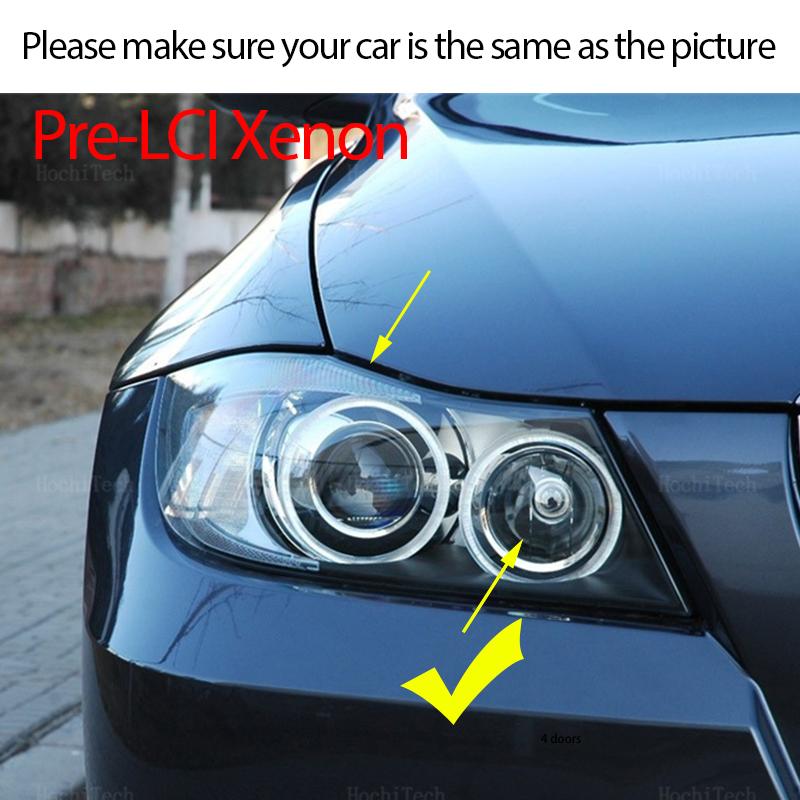 For BMW E90 E91 2005-2008 20W White Red Yellow Blue Green Angel Eyes Marker Light Bulbs Bright Headlights Replacement Accessory