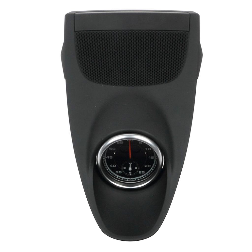 Instrument Dashboard Panel Upper Cover with Clock Decoration Fit for Porsche 718 2016‑2020
