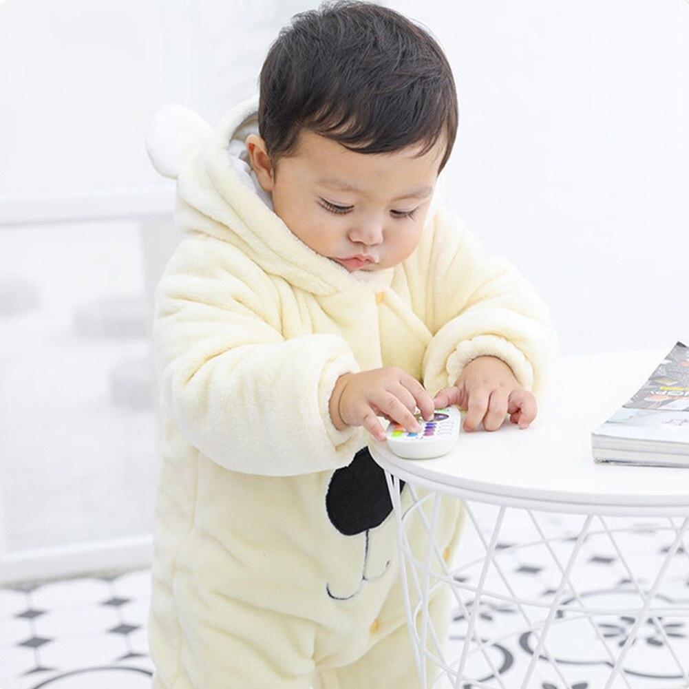 Осенне-зимний детский комбинезон с капюшоном, одежда для ползания, упряжь с длинными рукавами