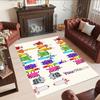 Numberblocks Personalized Name Floor Mat Design for Hallway Living Rooms Foyer Dining Room Antislip Carpet Anime Office Decor Best for Christmas