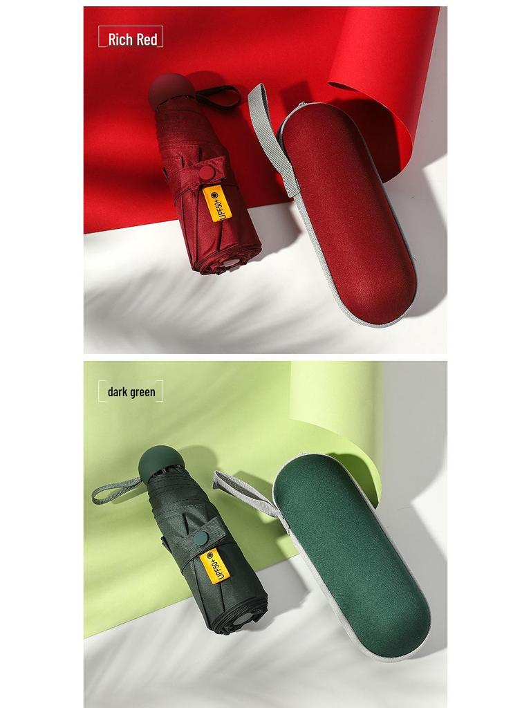 Скидка 50% на женский складной зонт от солнца с защитой от УФ-лучей - Ультралегкий, для дождя или солнца