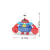 Yellow Sponge Cartoon Square Octopus Crab Mini Building Block Anime Character Brick Model DIY Assembly Toy Desktop Ornament Gift
