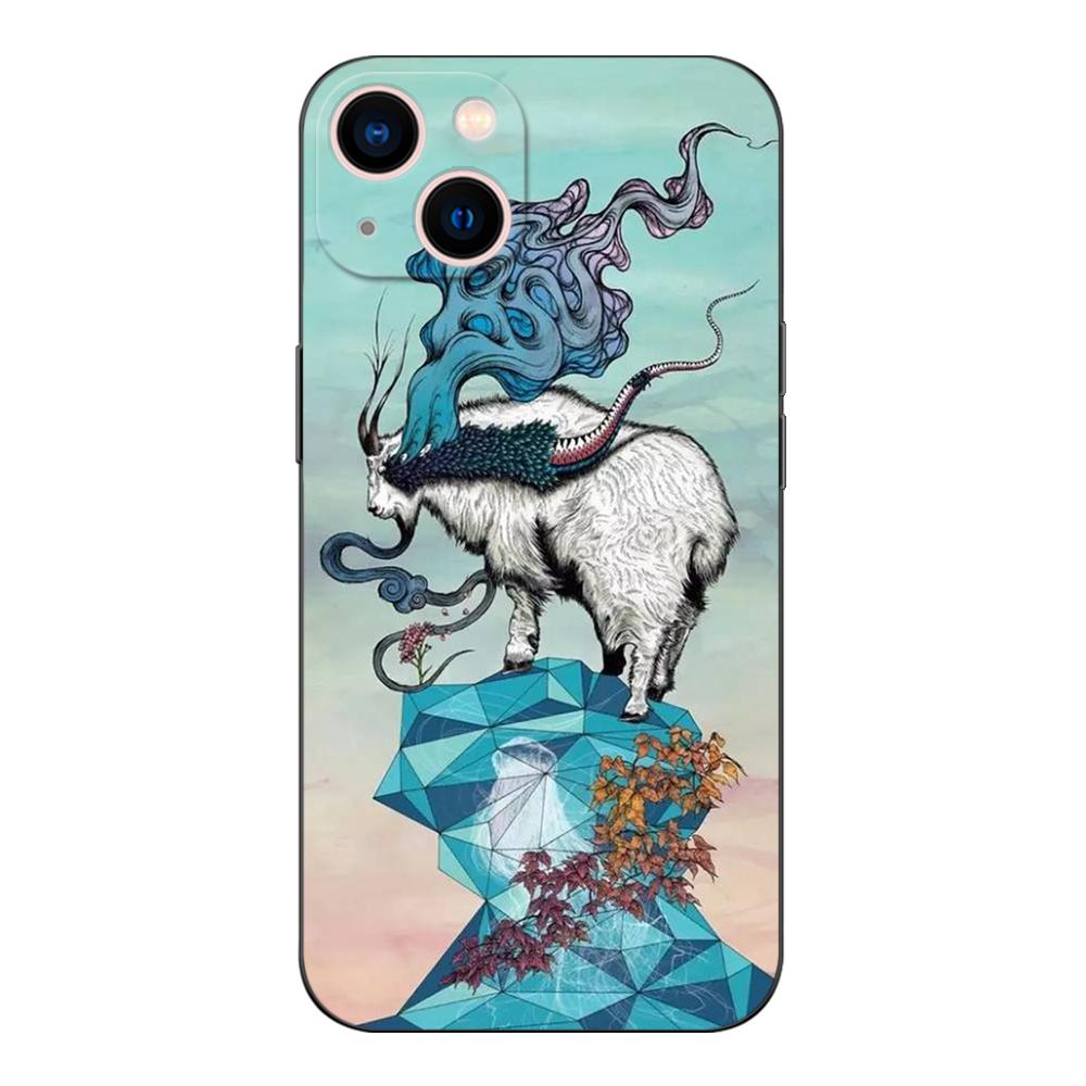 Черный чехол из ТПУ для ZTE Blade A3 A5 A7 2019 2020 A31 A51 A71 A7S V2020 L210 L8 smart vita 2022 v30 Shanhaijing Illustration