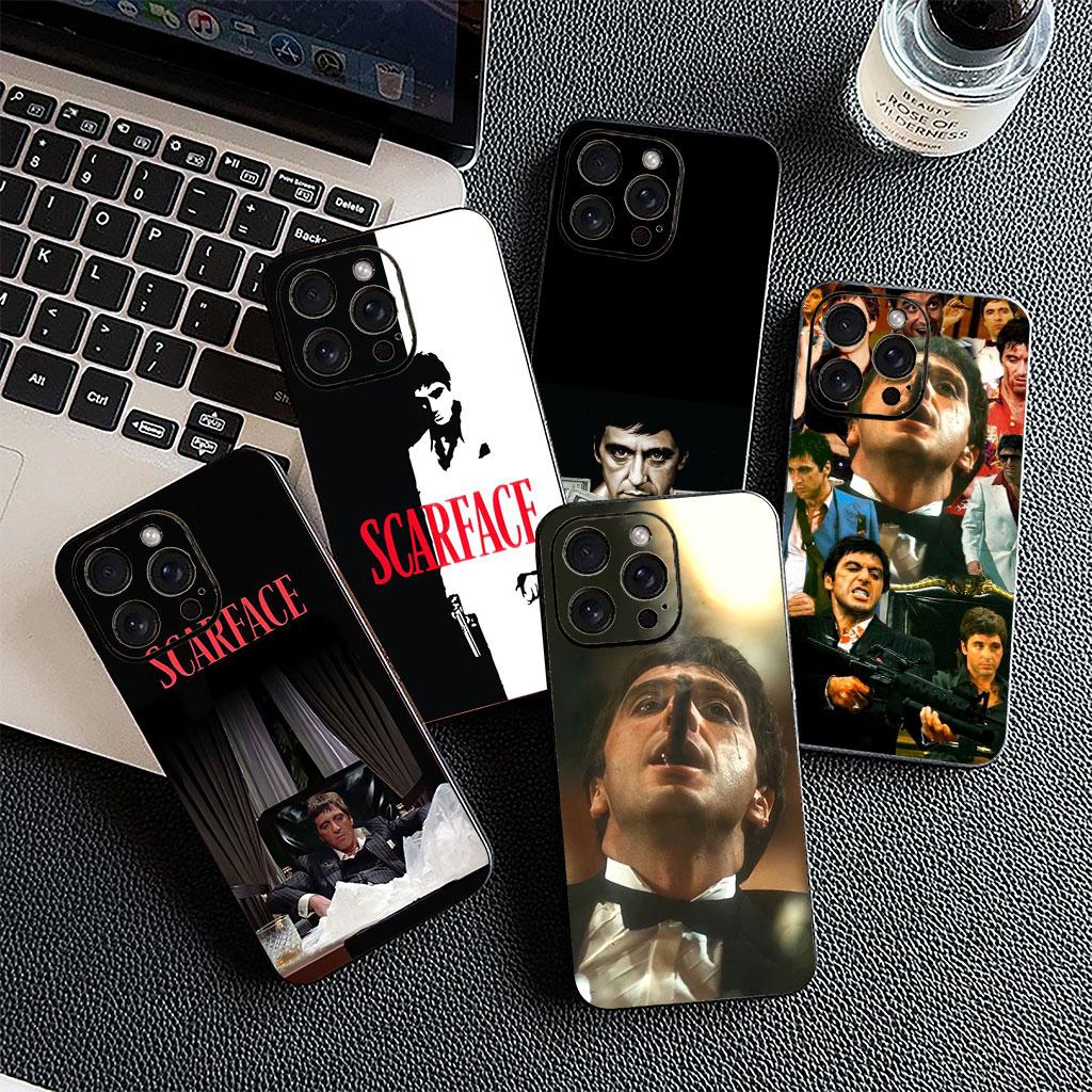 Scarfaces Al Tonys Pacinos Montana для Motorola Moto Edge 50 One 30 Fusion 40 neo Ultra Pro 20 Lite G50 G85 G84 E15 E14 Чехол