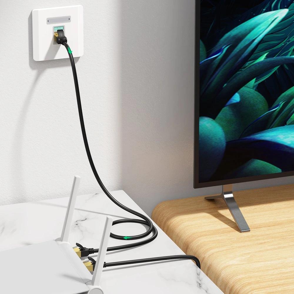 Ugreen Nw107 Rj45/Cat 7 Stp Network Cable 5M - Black