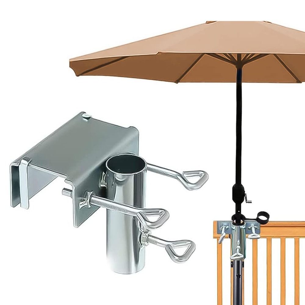 Регулируемый держатель для зонта на патио, антикоррозийный зажим для фиксации зонта, крепление для зонта на палубе, тележки для еды