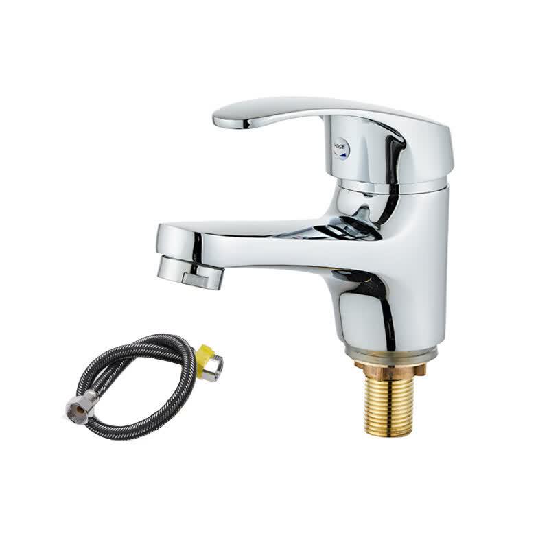 Copper Single-Handle Bathroom Basin Faucet