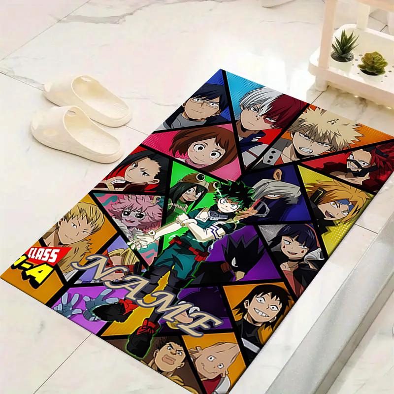 Custom 1Pc Hero Academy Adventure Rug Office Carpet Indoor Outdoor Entrance Doormat Nonslip Soft And Comfortable Living Room D2915124
