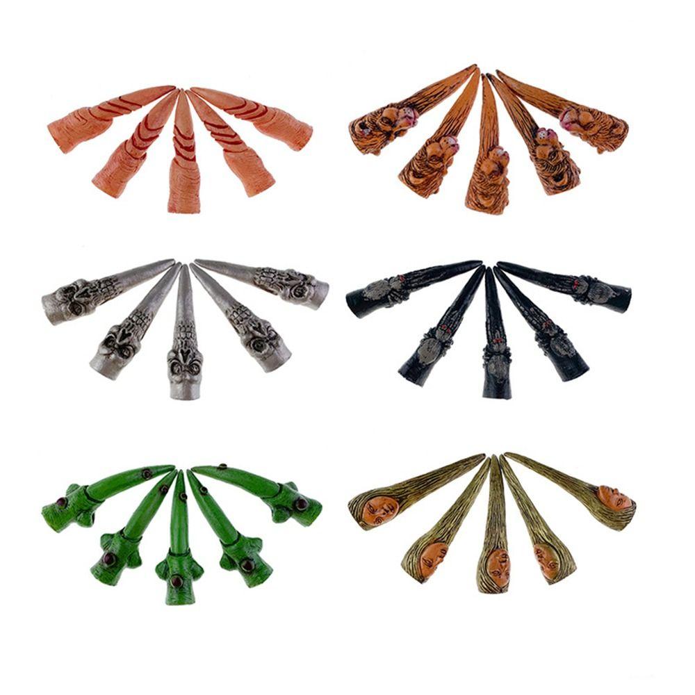 Поддельные пальцы зомби ведьма пальчиковая кроватка лев Хэллоуин палец крышка страшные дети девочки