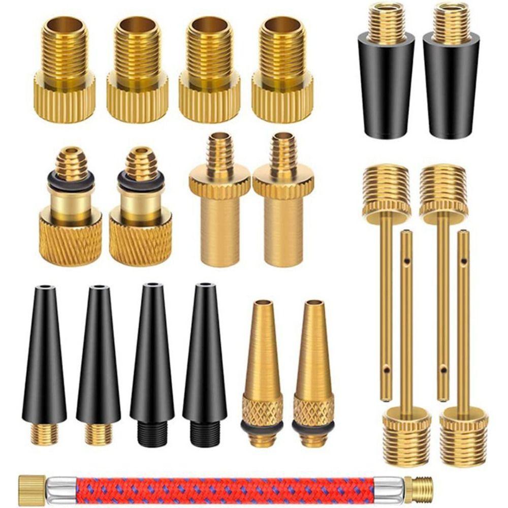 Inflator Tool Bicycle Valves Adapter Pump Needle Valve Adapter Tools  Basketball Football