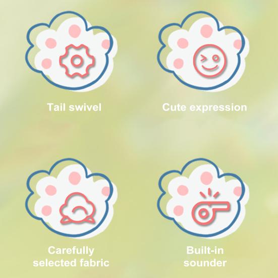 Кошка плюшевая игрушка брелок веревочный привод дизайн кошка кулон для детей любителей кошек колокольчик звук многоцелевое украшение кукла для сумок ключи автомобиль комната