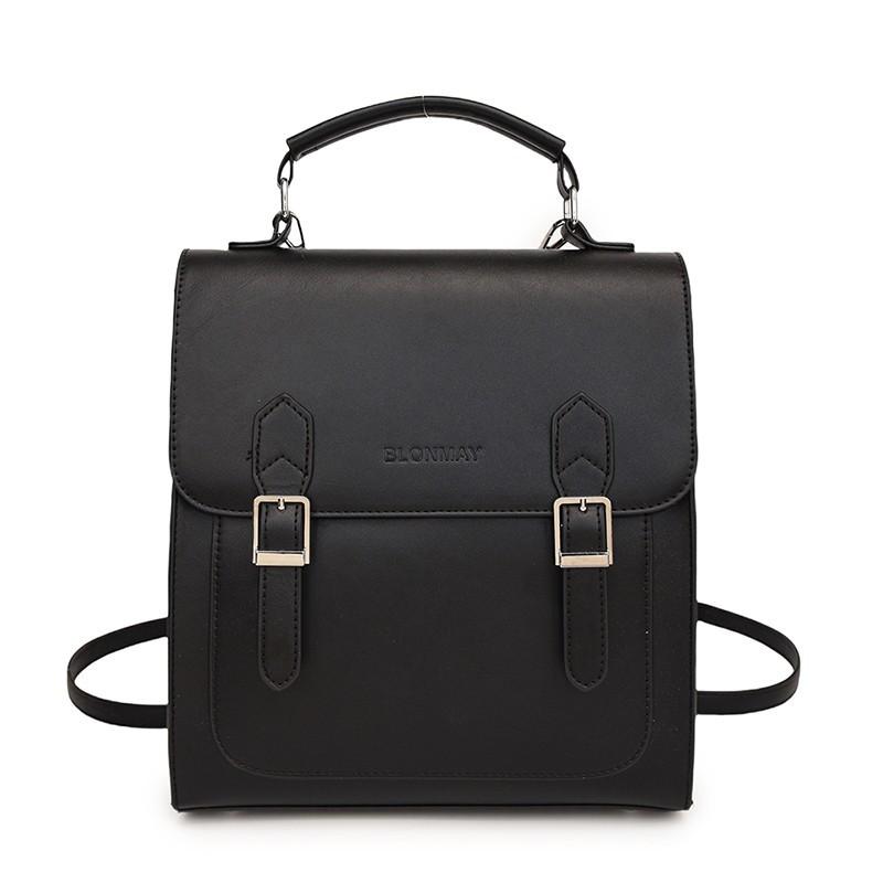 Женский новый рюкзак 2025 дизайн с пряжкой на ремне модная и популярная многофункциональная сумка-мессенджер с простой текстурой сумка