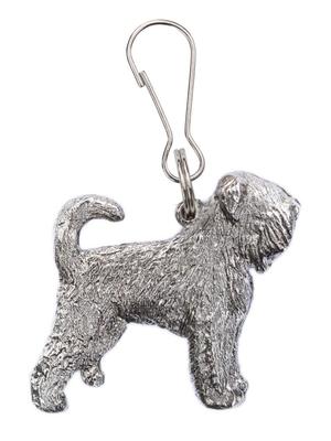 Русский черный терьер, сделано в Англии Коллекция Art Dog Zip Pull