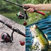 SOUGAYILANG Telescopic Fishing Rod 1.6M Spinning Fishing Pole Fishing Reel Set 5.0:1 Speed Metal Spool Carp Reel Rod Combo