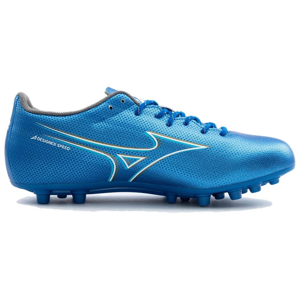 Mizuno Alpha SELECT AG Футбольные бутсы для искусственного газона, устойчивые к истиранию, мужские, синие, Mizuno P1GA246627