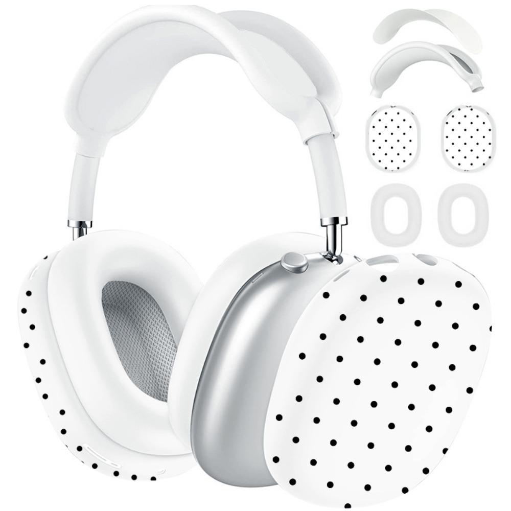 4Pcs Shockproof Headphone Protective Cover Headphone Accessories for AirPods Max 2/AirPods Max