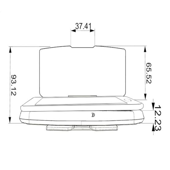 6,5-дюймовый автомобильный дисплей с дисплеем HUD, держатель для телефона, GPS-навигация, проекция