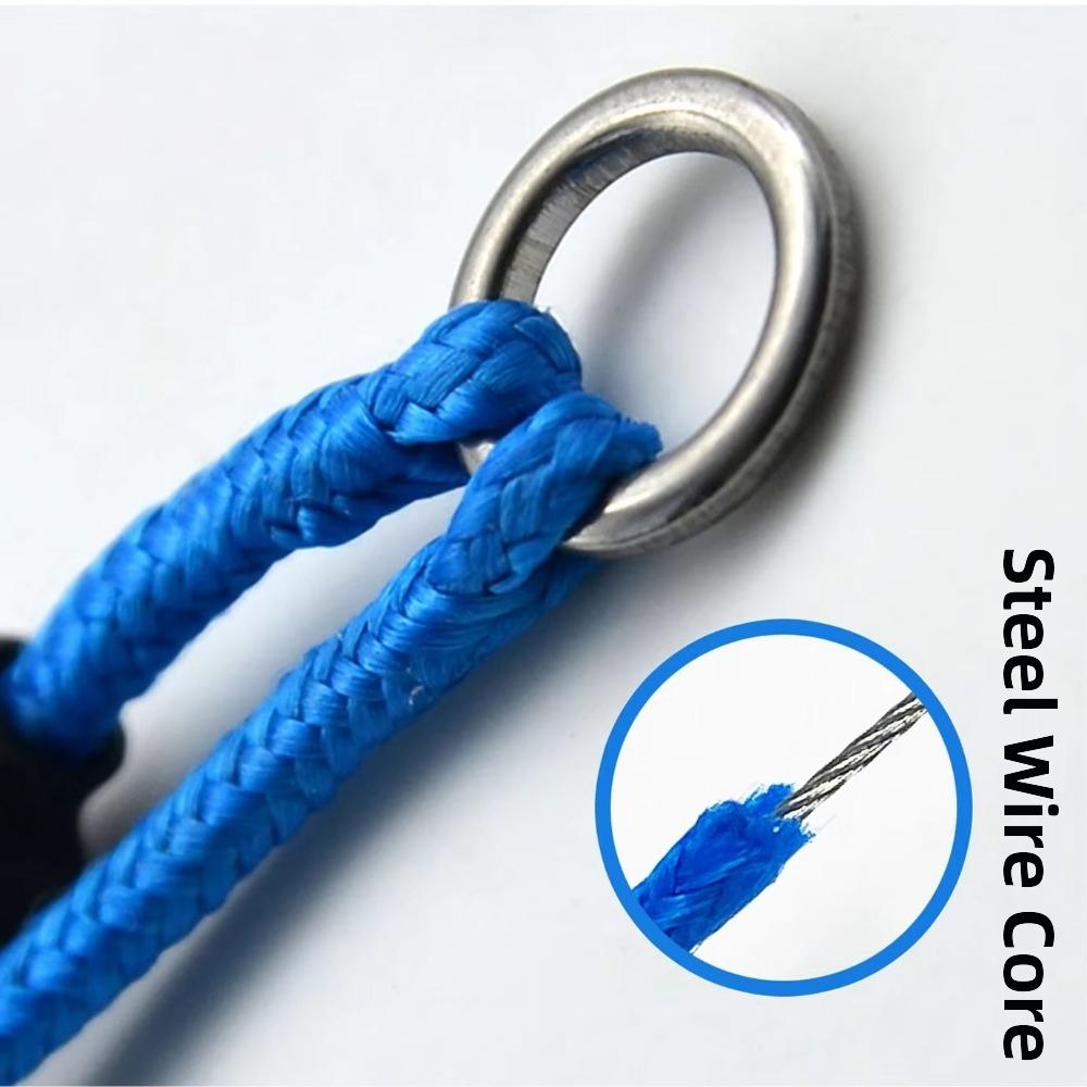 2pcs Glow Single Hook 2pcs Per Bag Assist Hook Durable Fishing Hook Sea Fishing