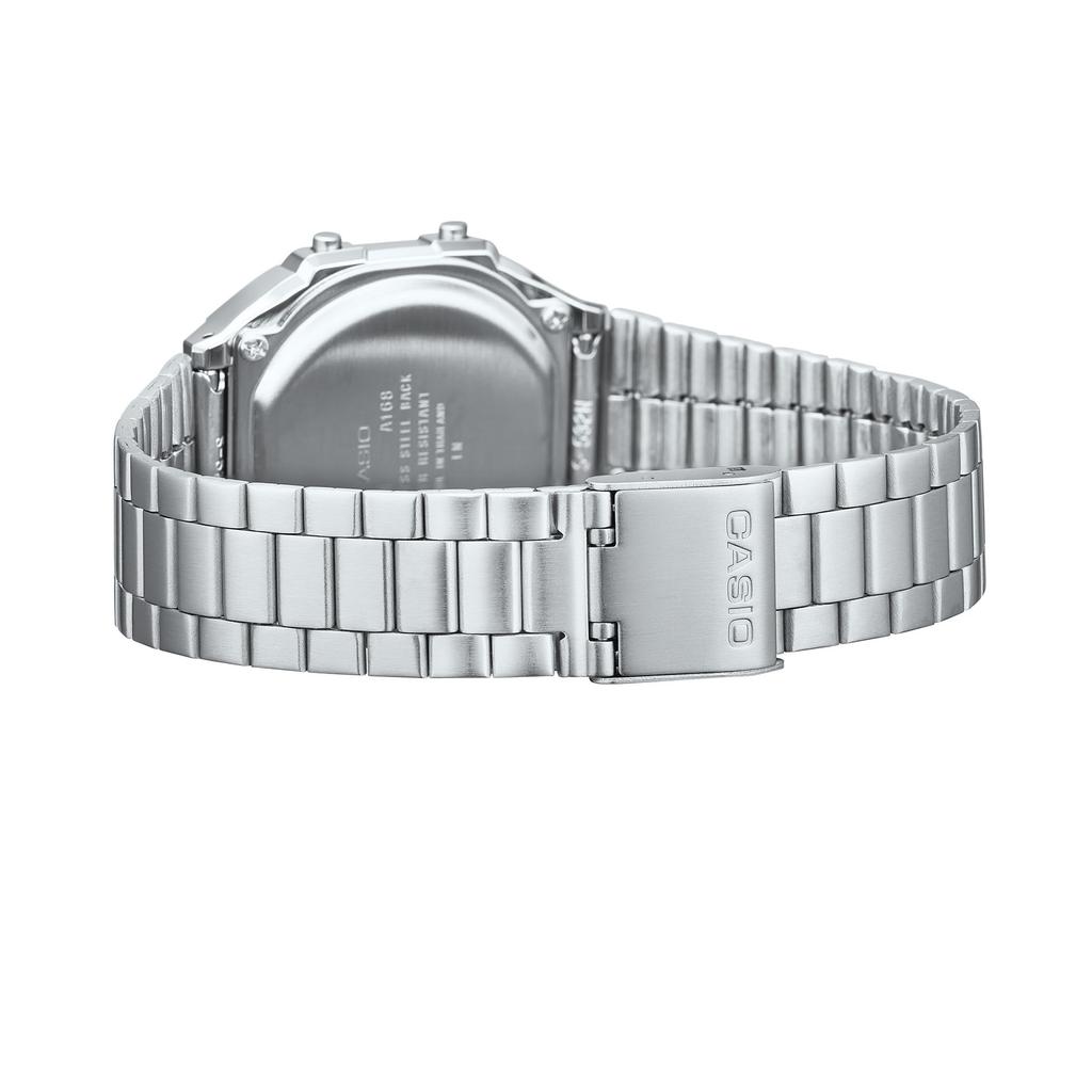 Часы Casio Collection Серебристые [Casio] A168WA-1A2WJR Мужские