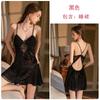 Women's Burnout Velvet Lace Mesh Padded Backless Cami Sleep Dress with Robe Lounge Set