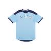 Manchester City Training Short Sleeve T-Shirt Men Tops Blue 757878-01
