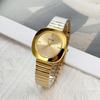 Повседневные кварцевые наручные часы для женщин Простые золотые часы Регулируемый ремешок из нержавеющей стали Наручные часы Женские Роскошные часы Подарки