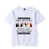 Men's T-shirt Chickens Make Me Happy People Well That's Why I Have Chickens Cartoon T Shirt Graphic Oversized Men Women Tshirt