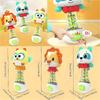 Cute Animal Hand Cranked Bell - Early Childhood LearningToy That Enhances Grip Strength Promotes Visual And Auditory Development