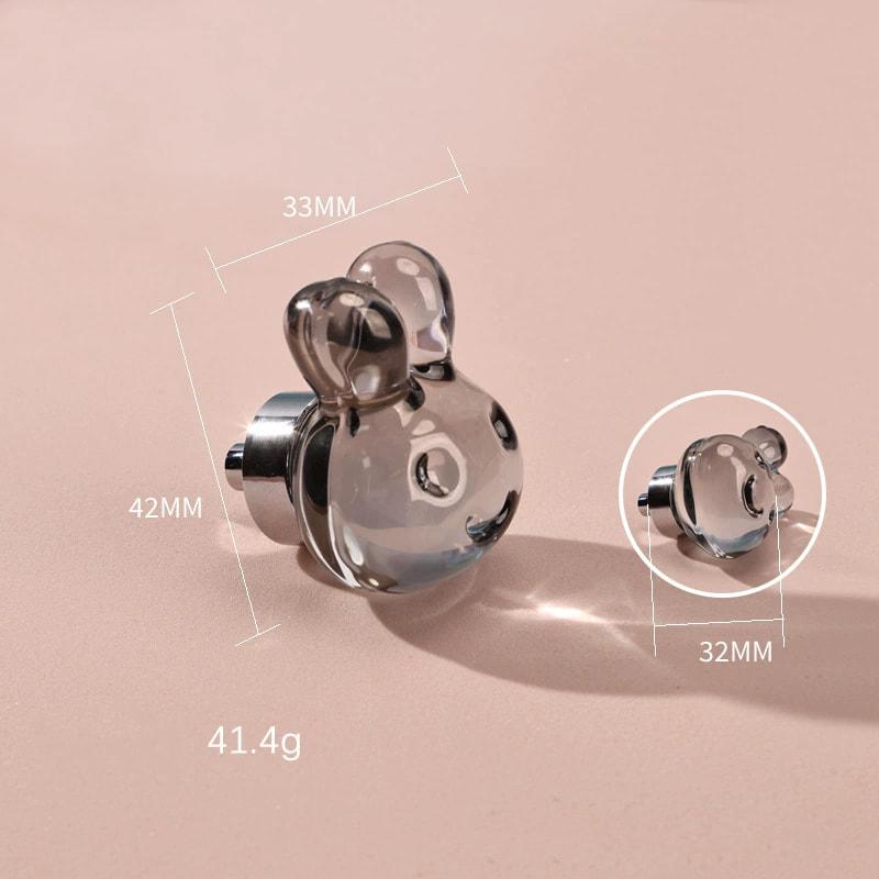 Brass Crystal Cupboard Cabinet Handle Kitchen Drawer Knobs Light Luxury Furniture Hardware Transparent Handle Home Decoration