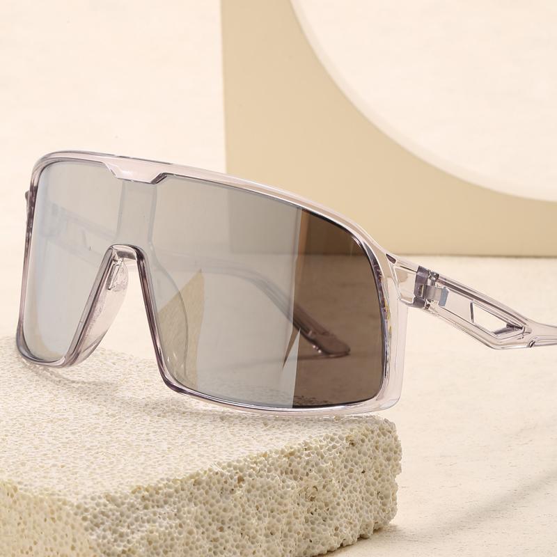 Защитные очки Оверсайз Зеркальные Велосипедные Солнцезащитные очки Мужские Женские Дизайнерские Солнцезащитные очки Спорт на открытом воздухе Вождение UV400 Очки