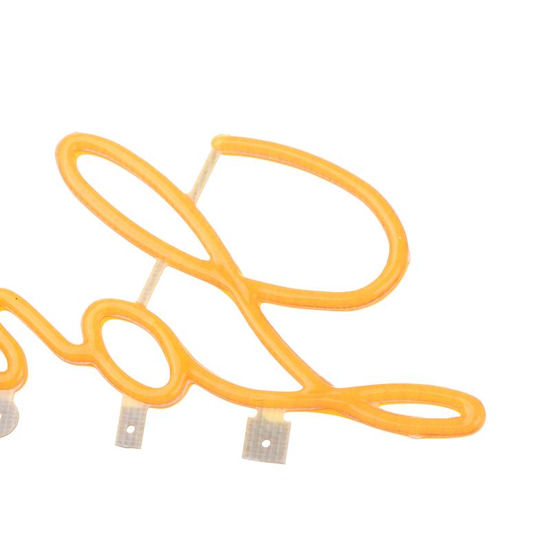 Аксессуары для лампочек Diy 3V Led Edison гибкая буква Love нить накаливания свеча диод предложение вечеринка свадьба атмосфера украшение свет