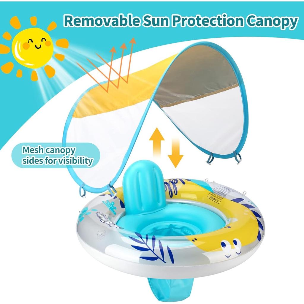 Inflatable Baby Swim Ring for Toddlers 6-36 Months