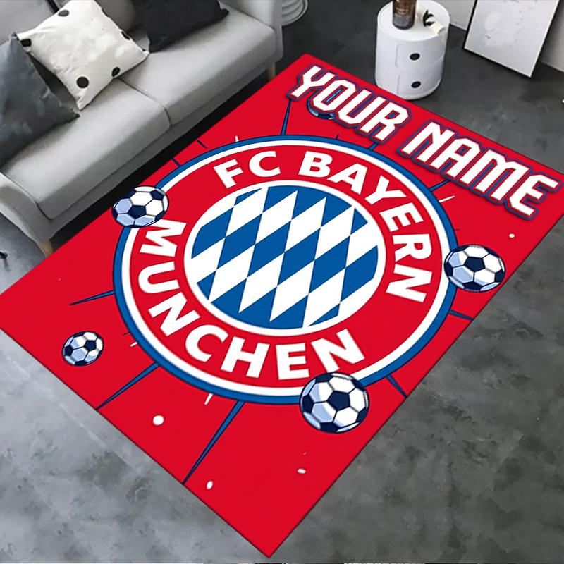 Custom Name Bayern Munich Carpet Rug for Living Room Bedroom Home Sofa Decoration,Kids play Non-slip Floor Mat