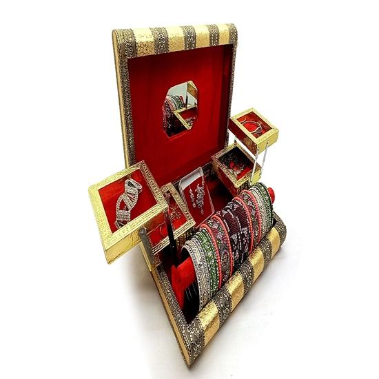 Wooden Jewelry Organizer Hand Carved Crafts Gift Items Jewelry Box