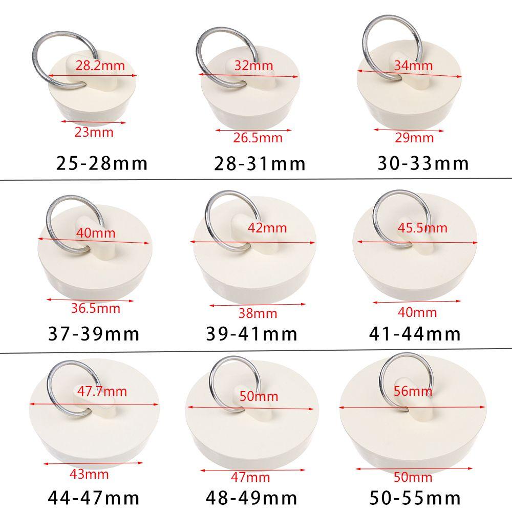 Rubber Leakage-proof Washroom Kitchen Round Bathtub Stopper Water Sink Plug Sewer Drain Cover