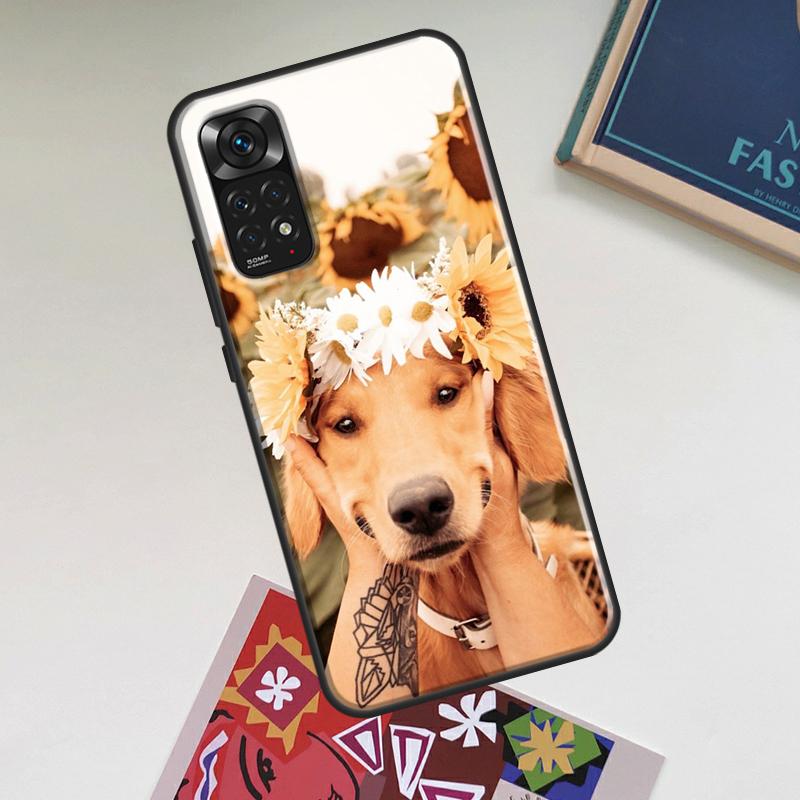 Golden Retriever Friend Case For Xiaomi Redmi Note 14 13 12 11 9 10 15 Pro Plus Redmi 15 15C 14C 13C 12C 10C Cover