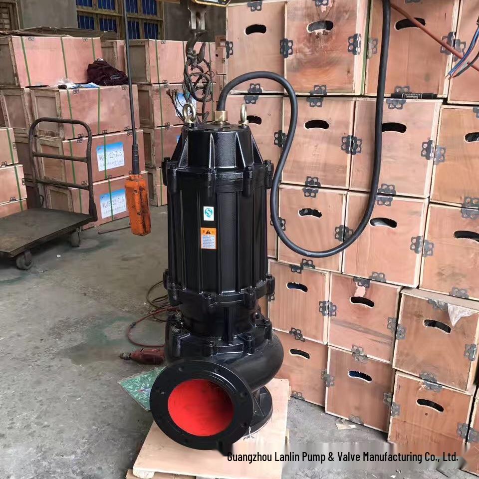 High Flow Slurry Submersible Pump 100WQK60-10 for Septic Tanks and Biogas Digesters with Cutting Capability