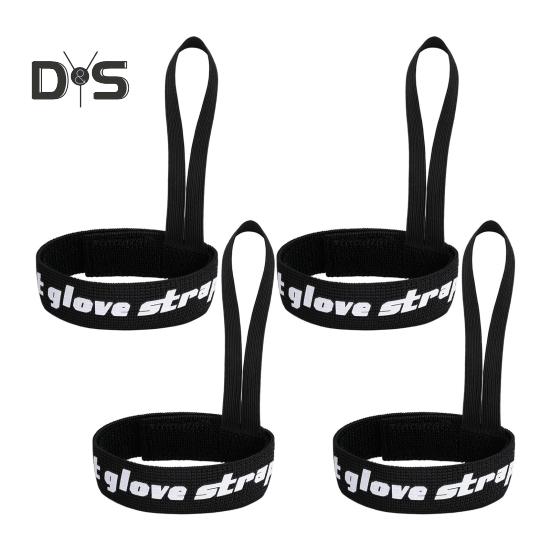 2/4Pcs Ski Glove Leash Elastic Sport Glove Safety Strap Slim Wrist Leash Glove Fixing Band for Mountaineering Skiing Snowboarding Accessories