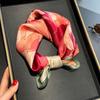 Foulard En Soie Pure Femmes Cou Bandeau De Cheveux Foulard Carre Petit Bandeau  Mode Imprime Foulard Foulards Bandana