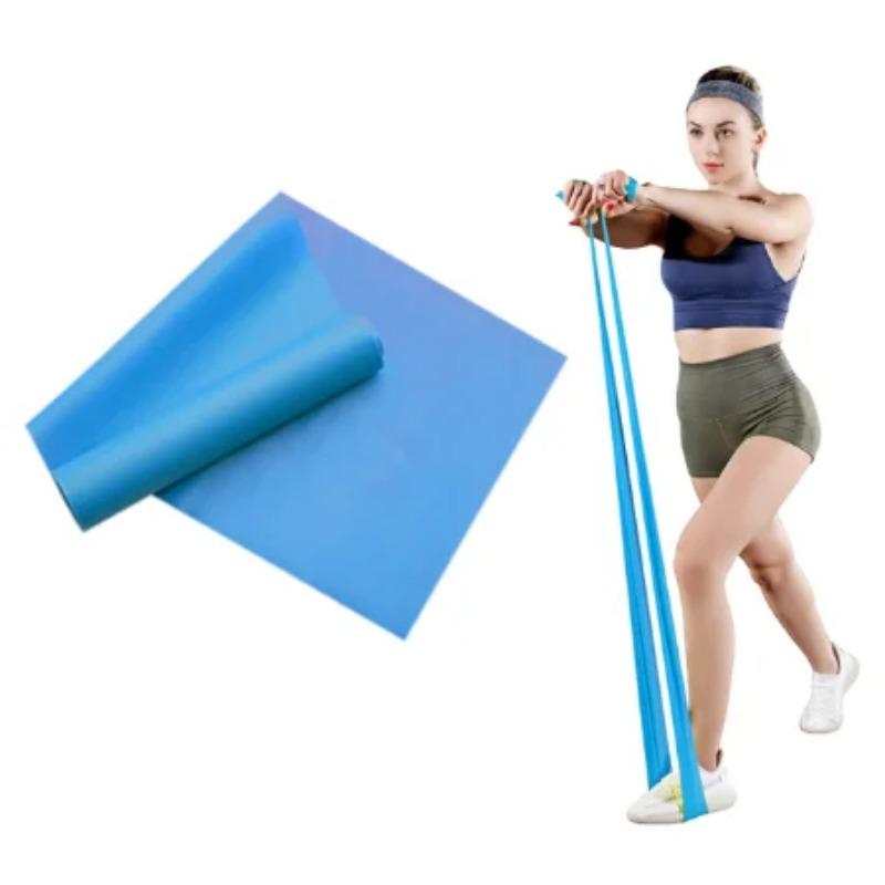 Yoga Pilates Resistance Band Long Training Stretch Bands for Physical Therapy Lower Body Home Strength Elastic Exercise Bands