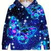 Hoodies Butterfly Outerwear Kids Clothes Girl Boys Sweaters Outdoor Clothes for Children Fashion Clothes Child Girl Sweatshirts